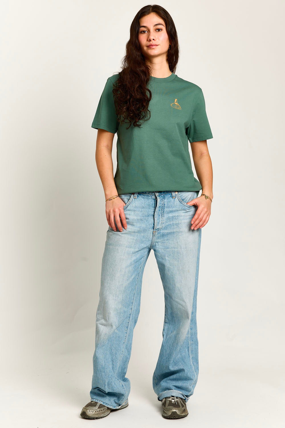 T-shirts korte mouw groen STRØM