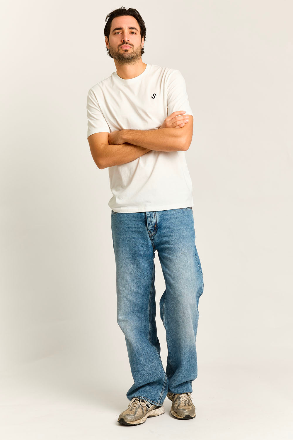 T-shirts korte mouw beige STRØM