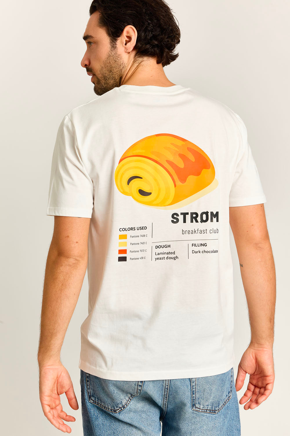 T-shirts korte mouw beige STRØM