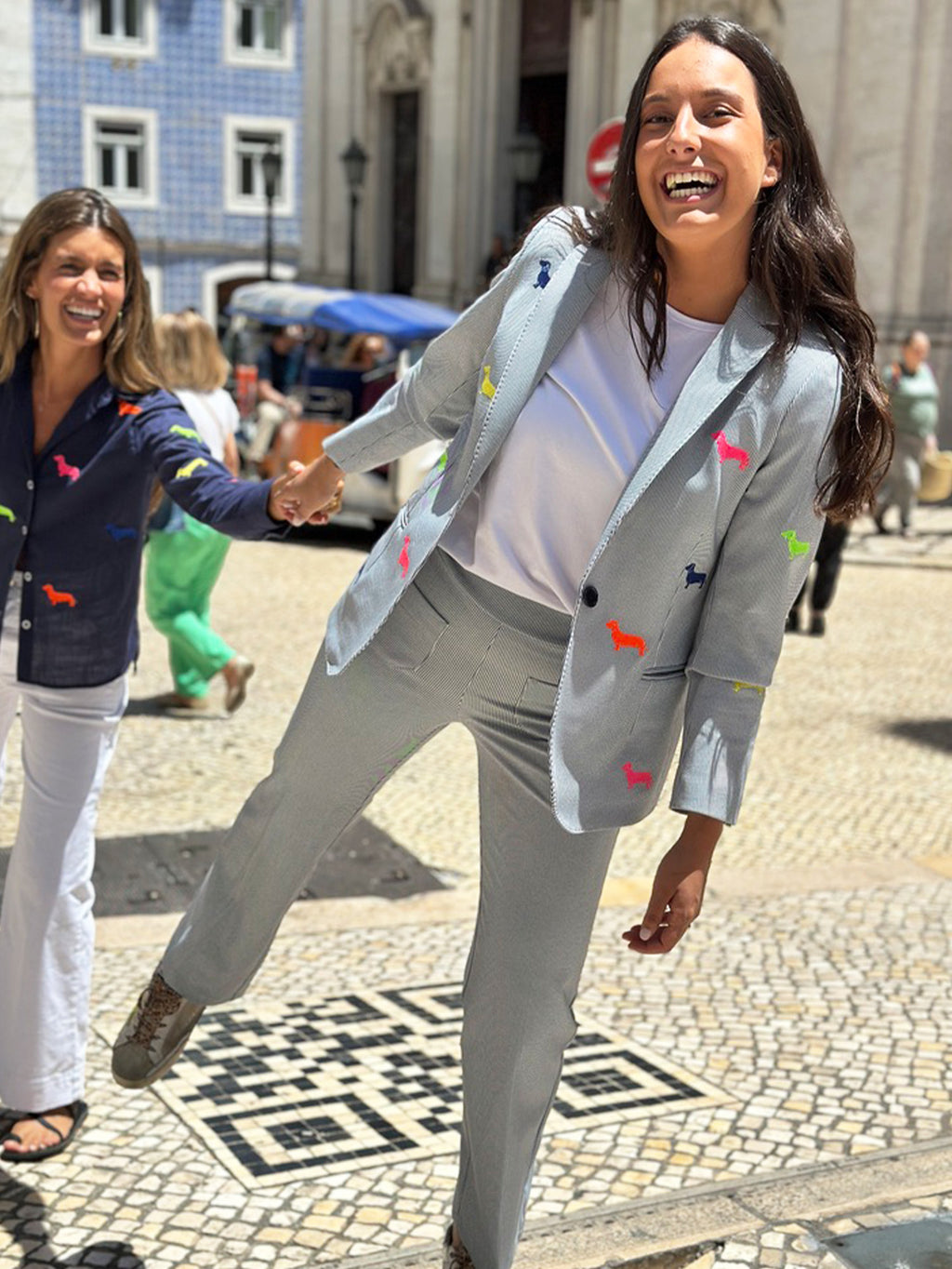 Blazers blauw Vilagallo