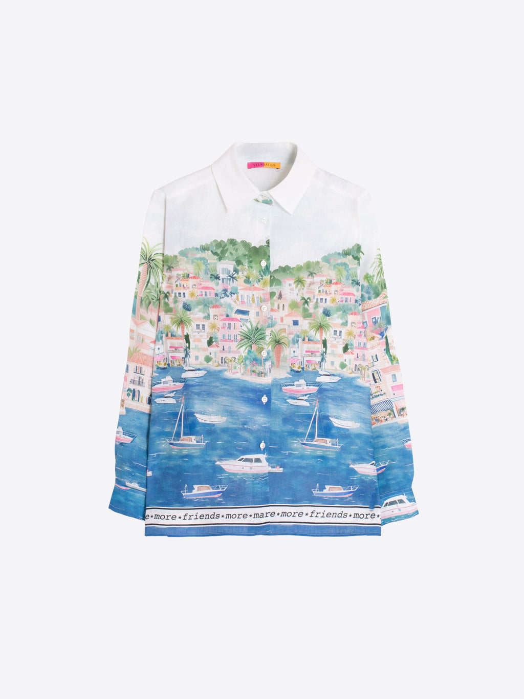 Blouses lange mouw multicolor Vilagallo