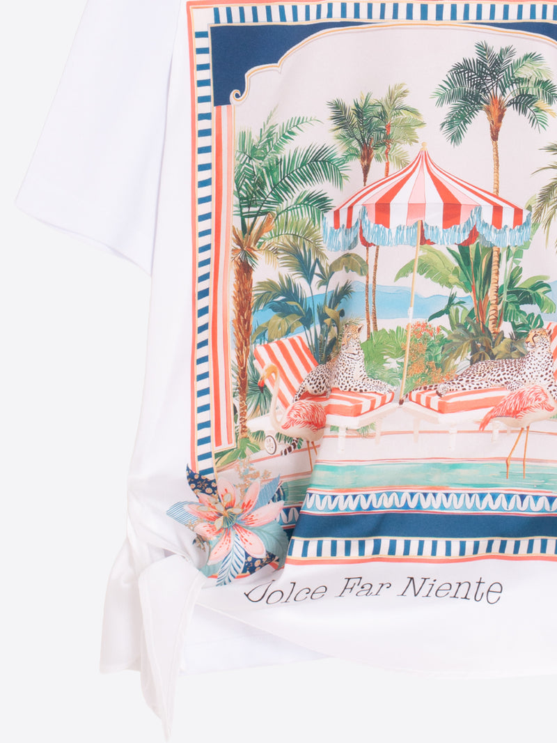 T-shirts korte mouw wit Vilagallo