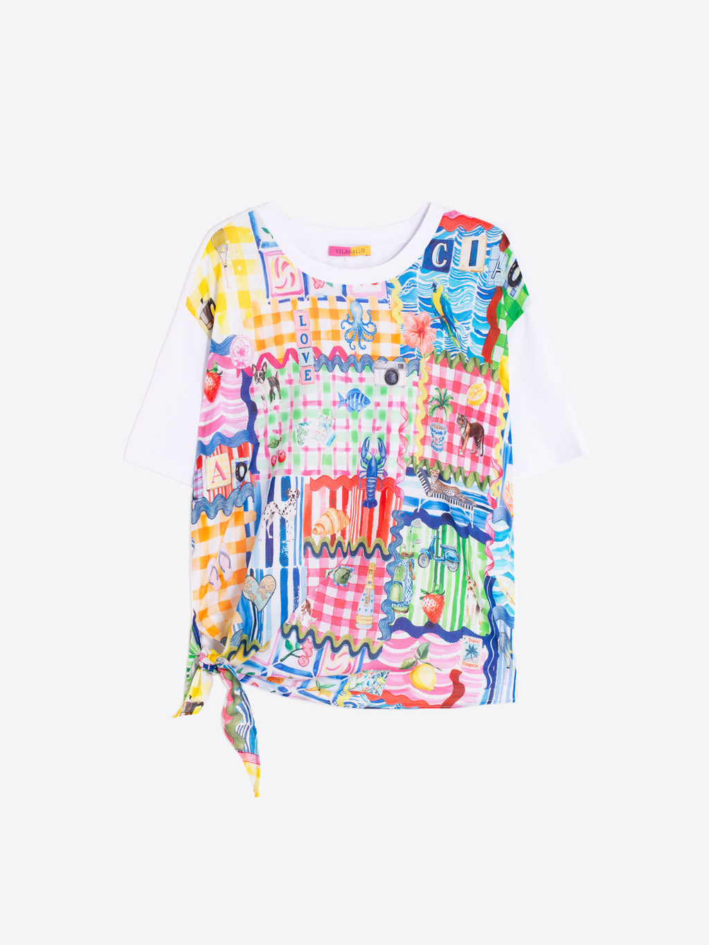 T-shirts korte mouw multicolor Vilagallo
