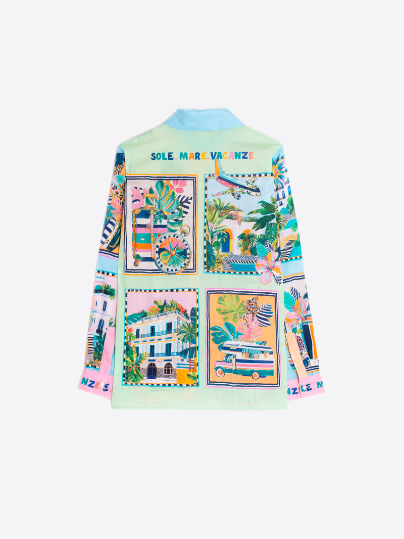 Blouses lange mouw multicolor Vilagallo