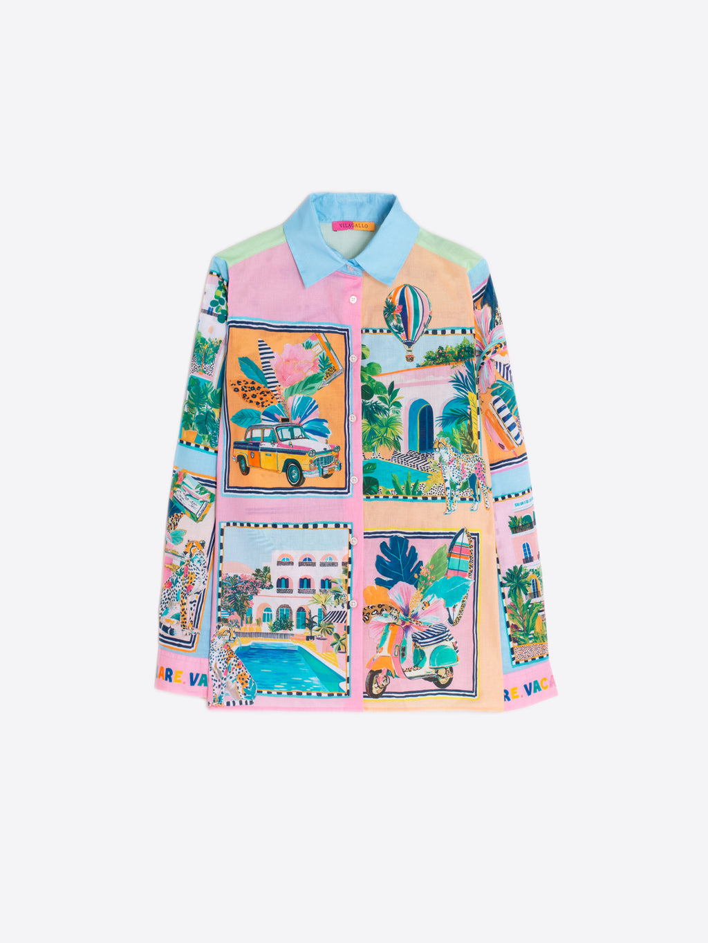 Blouses lange mouw multicolor Vilagallo