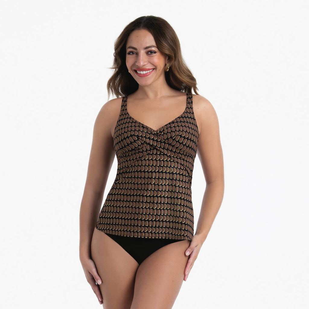 Tankini's zwart Anita