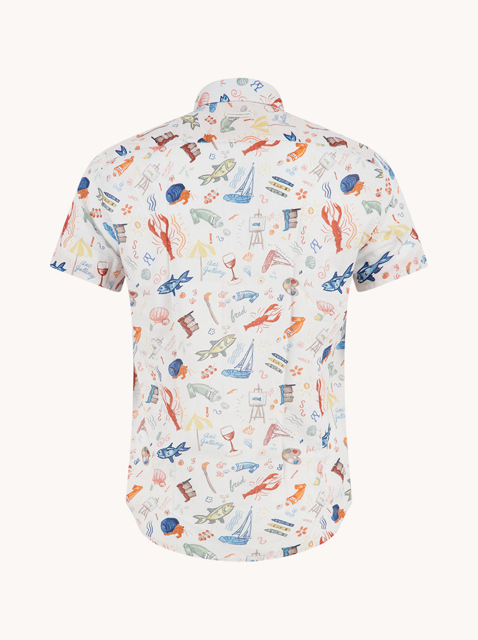 Hemden korte mouw multicolor A Fish Named Fred