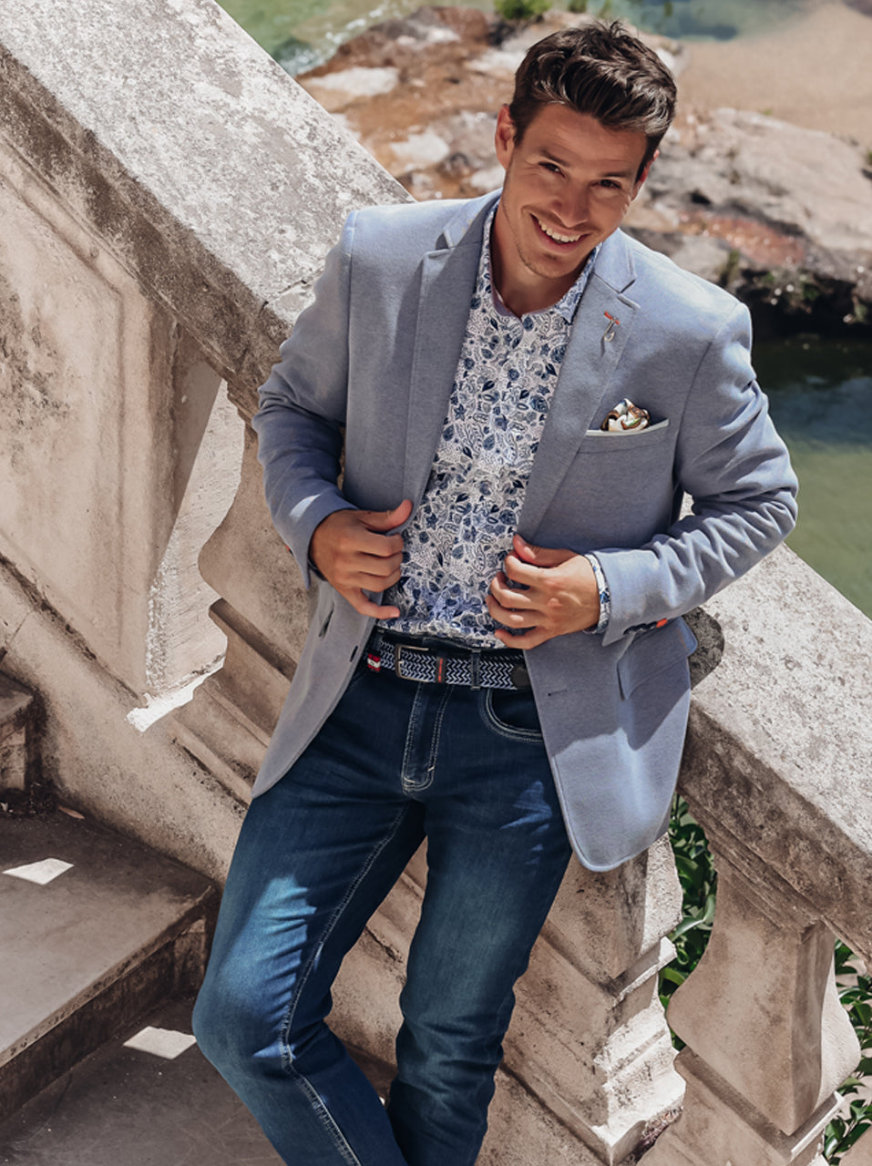 Blazers blauw A Fish Named Fred