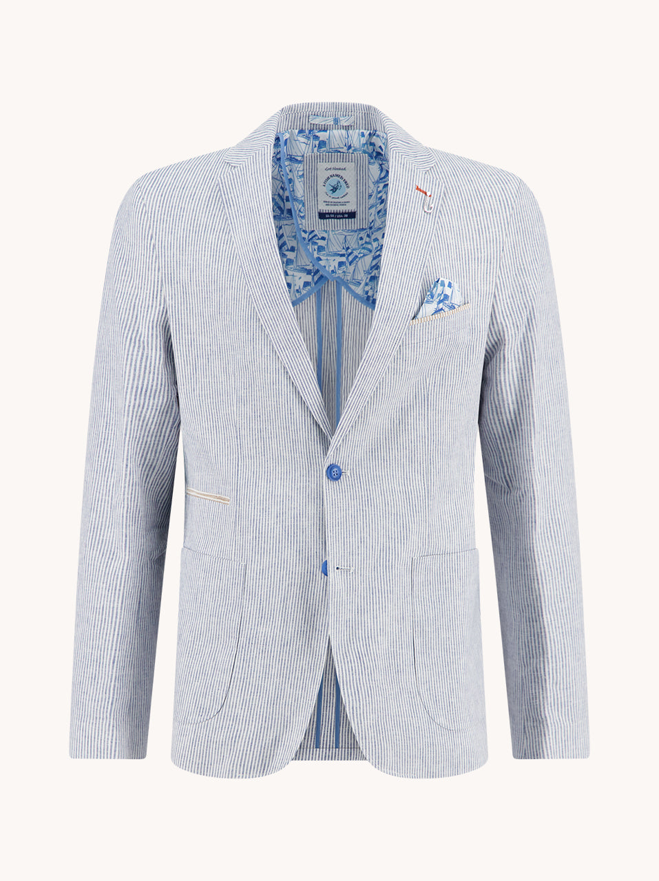 Blazers blauw A Fish Named Fred