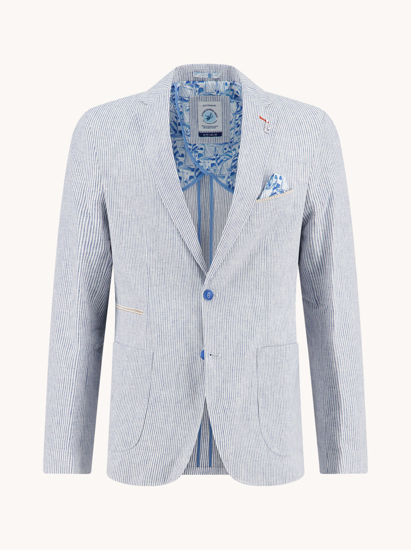 Blazers blauw A Fish Named Fred