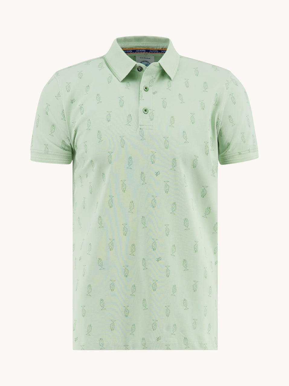 Polo's korte mouw groen A Fish Named Fred