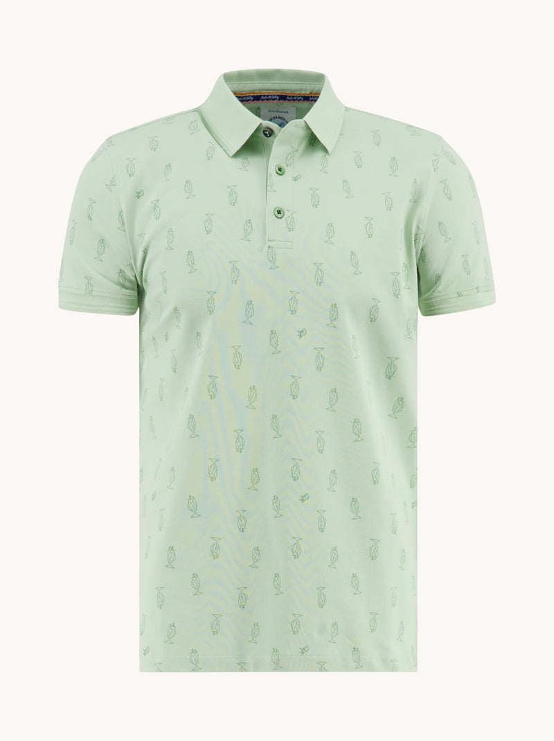 Polo's korte mouw groen A Fish Named Fred
