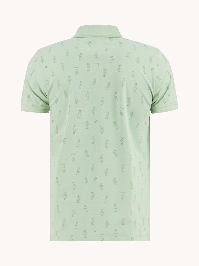 Polo's korte mouw groen A Fish Named Fred