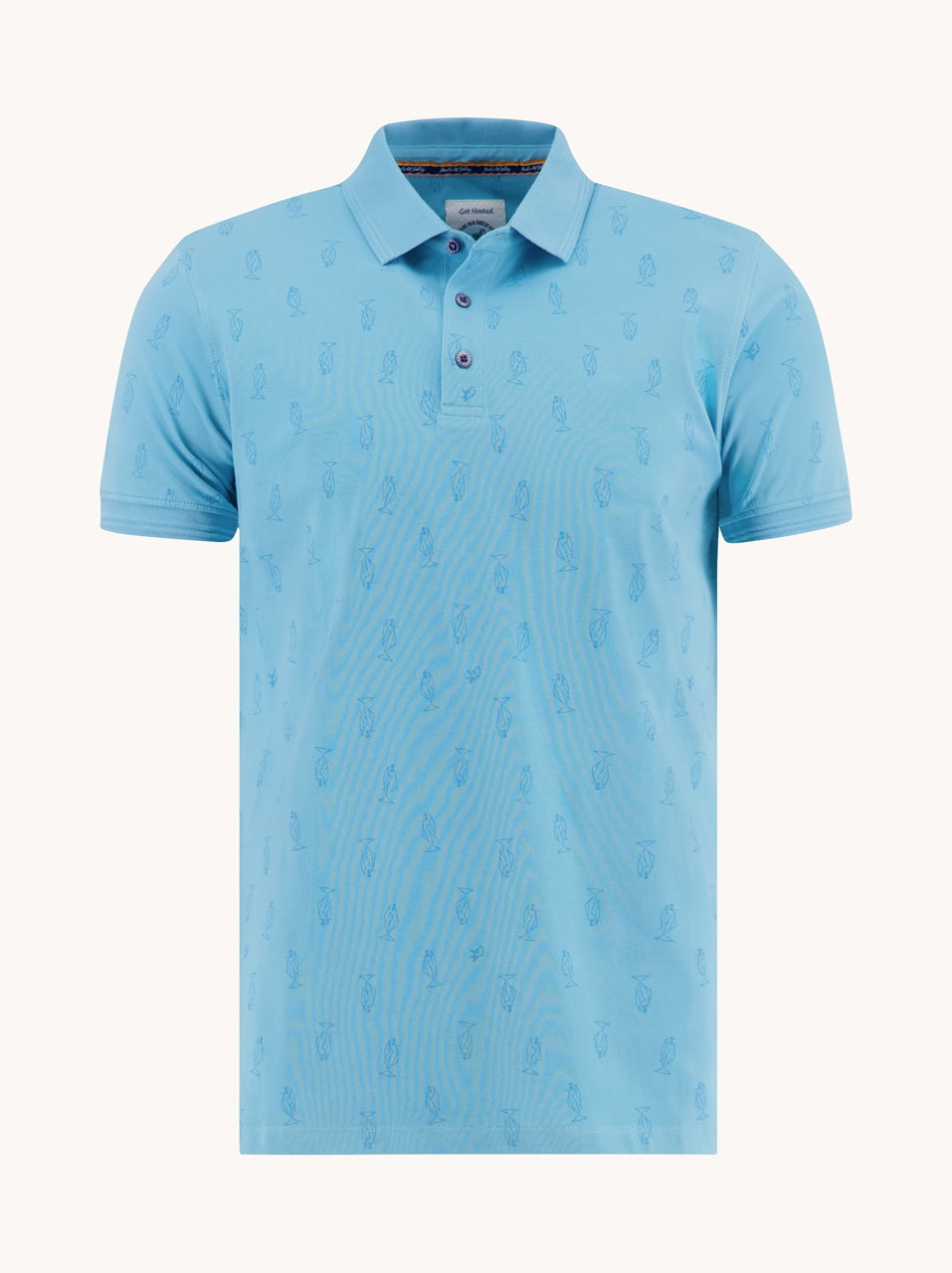 Polo's korte mouw blauw A Fish Named Fred