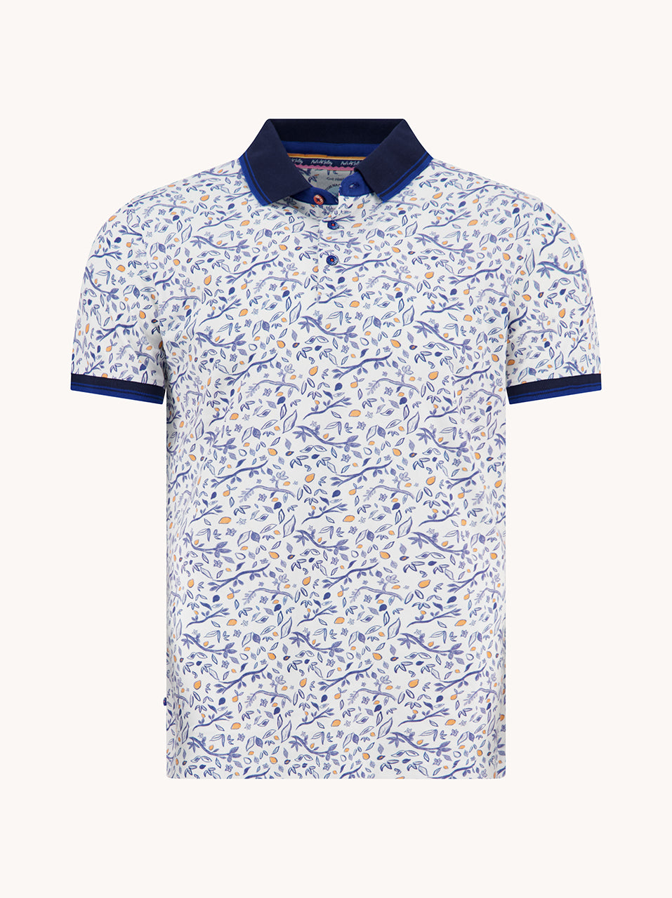 Polo's korte mouw blauw A Fish Named Fred