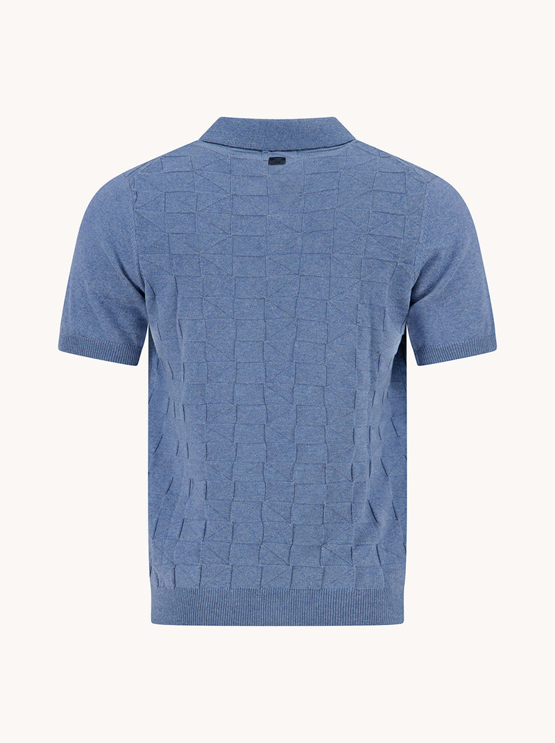 Polo's korte mouw blauw A Fish Named Fred
