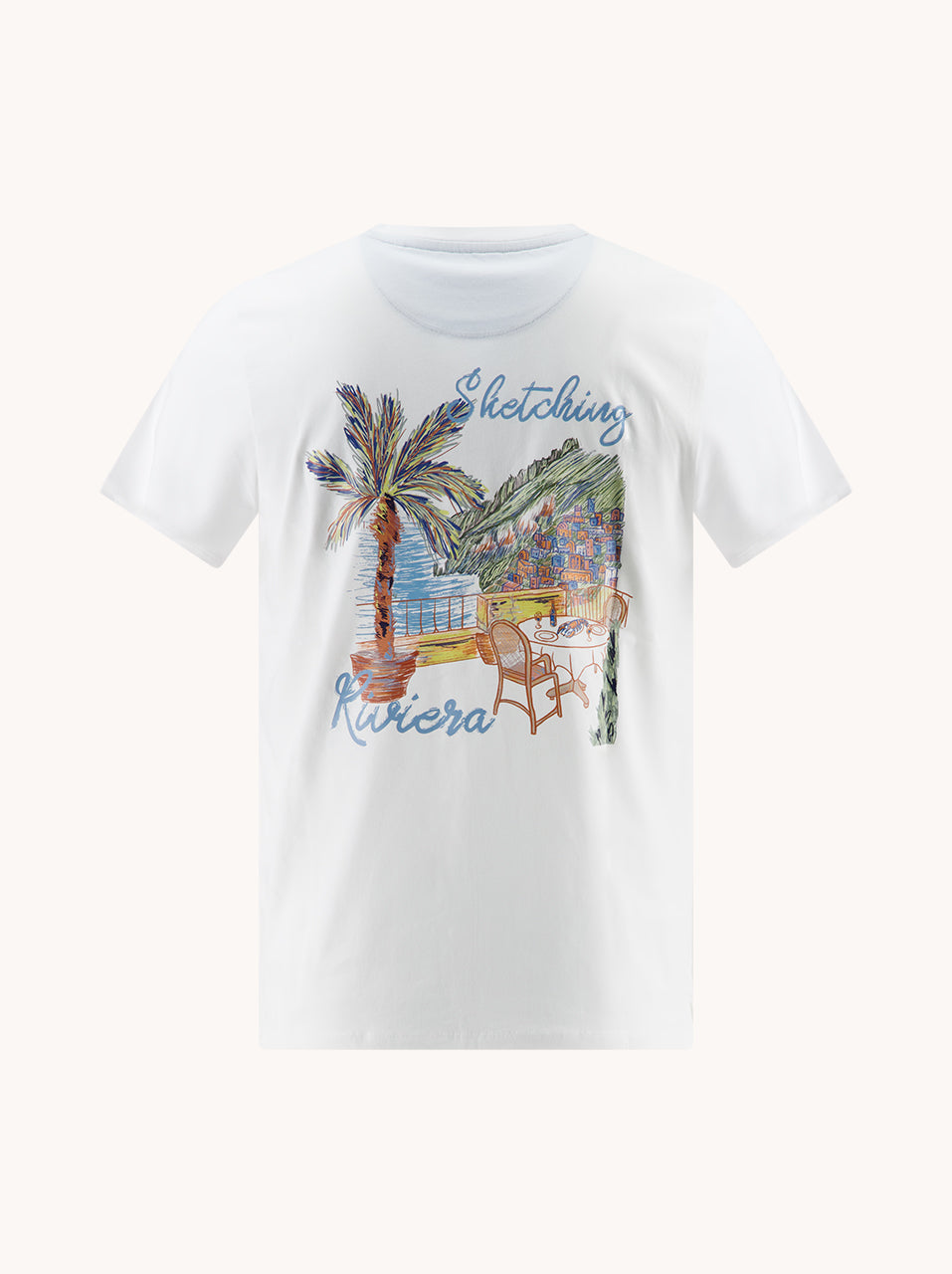 T-shirts korte mouw wit A Fish Named Fred