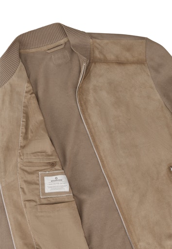 Leren jassen bruin Milestone