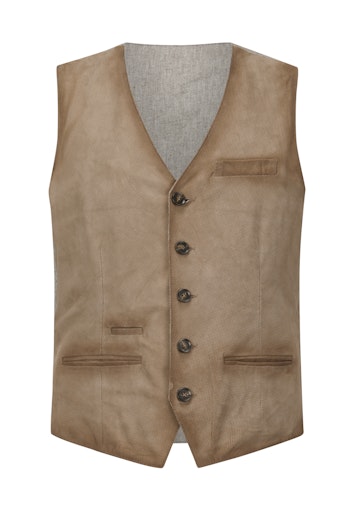 Leren jassen bruin Milestone