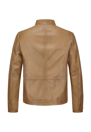 Leren jassen bruin Milestone