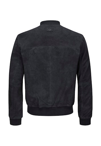 Leren jassen navy Milestone