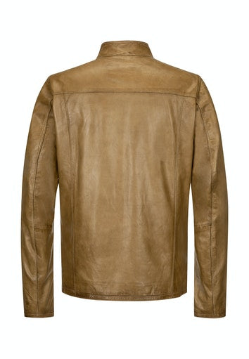 Leren jassen bruin Milestone