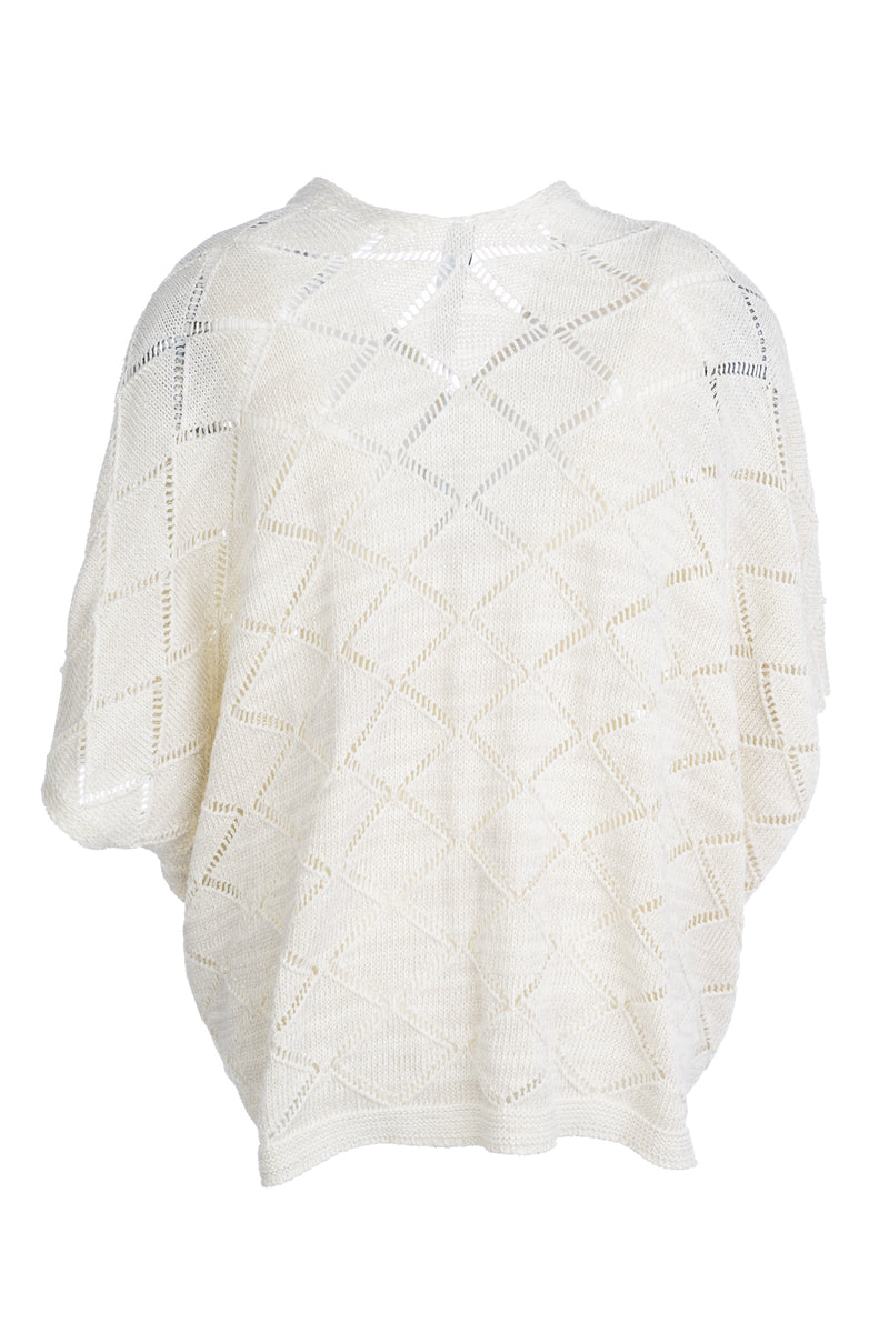 Cardigans wit Dame Blanche
