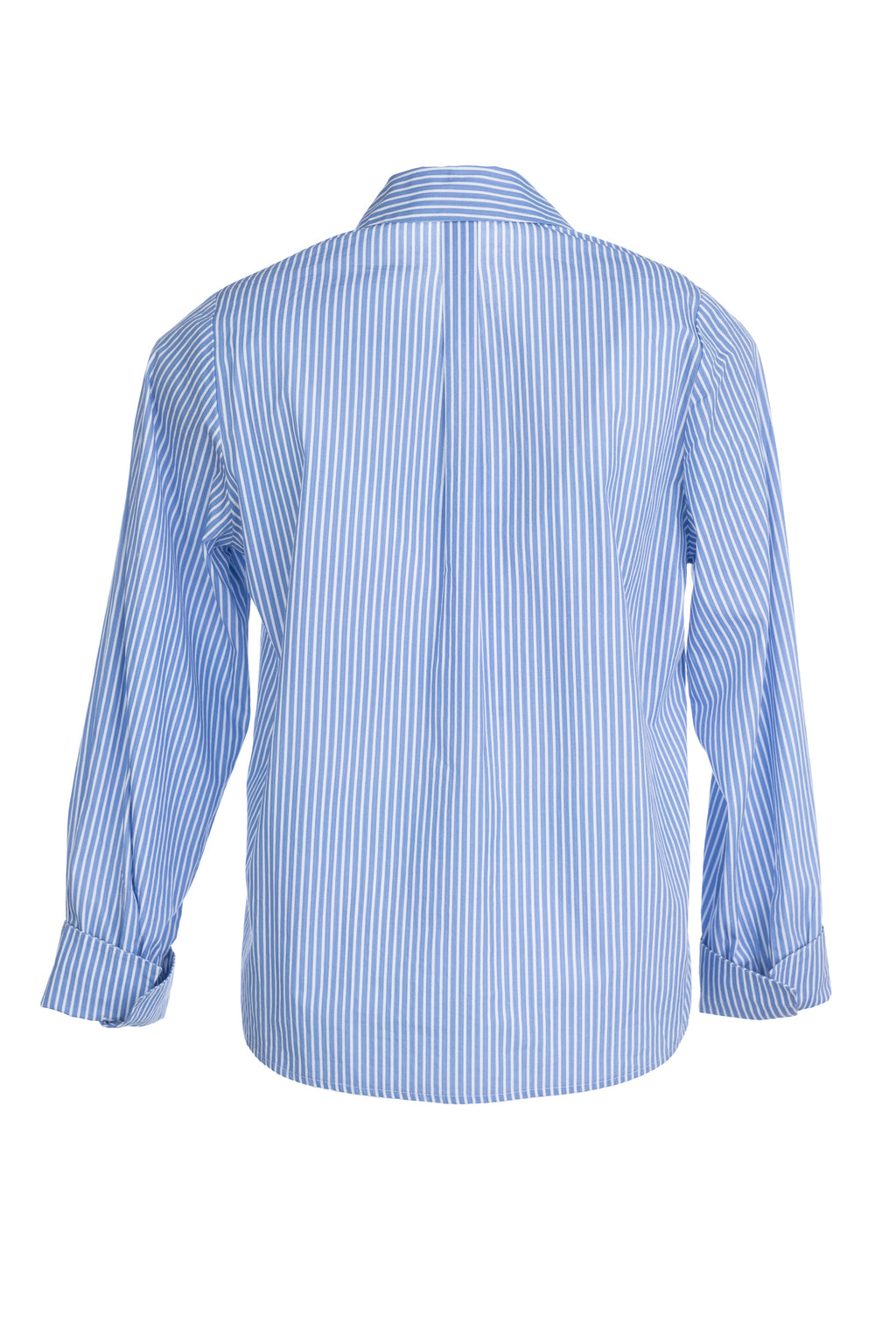 Blouses lange mouw blauw Dame Blanche