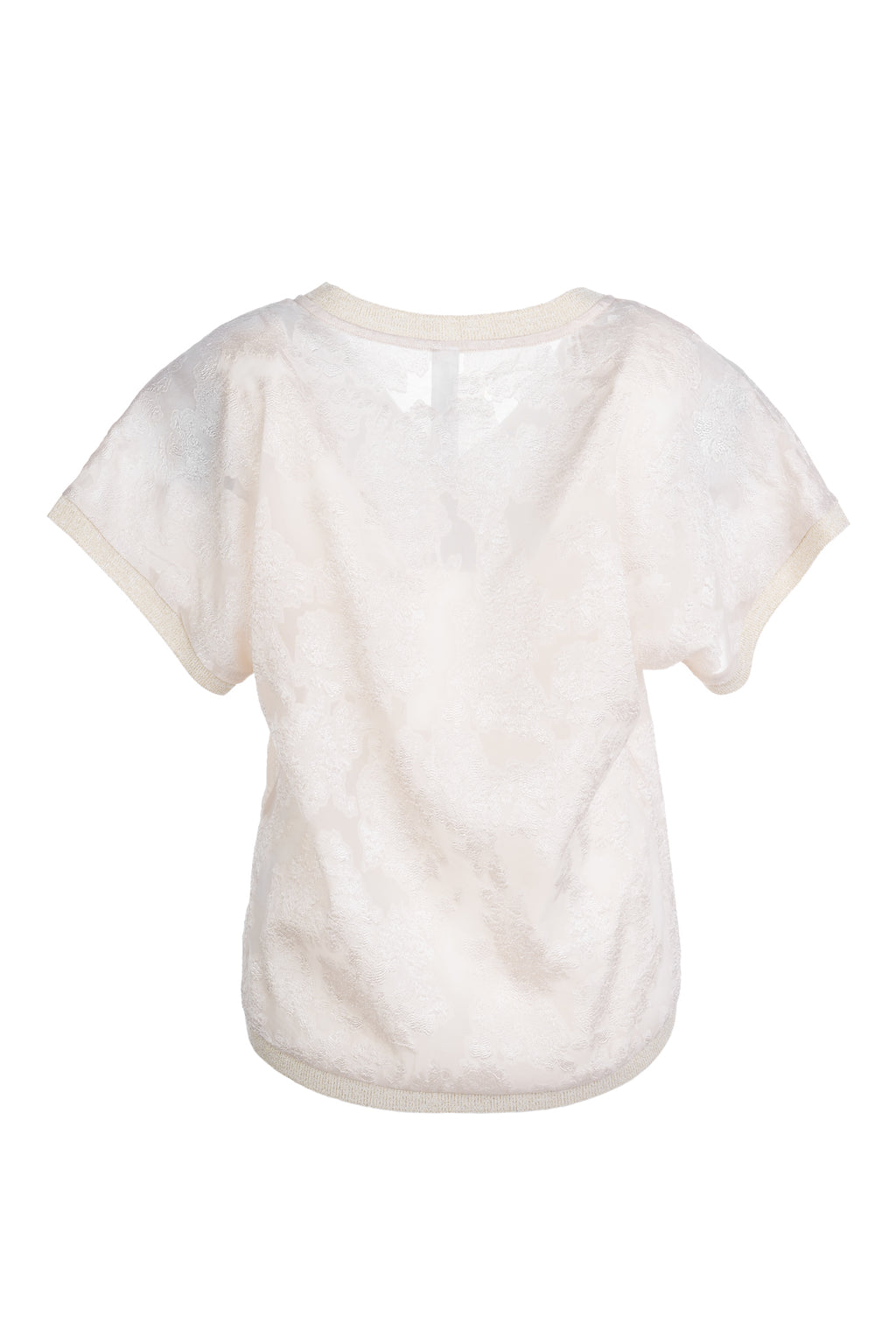 T-shirts korte mouw beige Dame Blanche