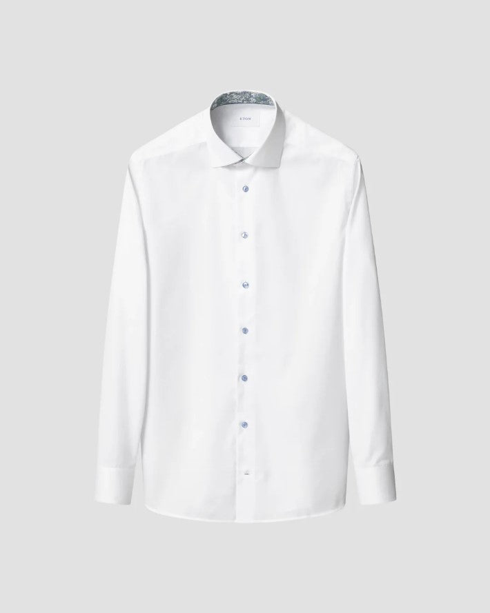 Hemden lange mouw wit ETON SHIRT
