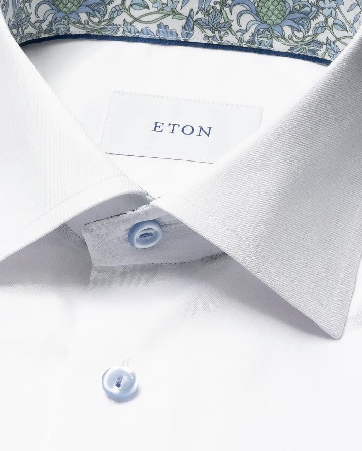 Hemden lange mouw wit ETON SHIRT