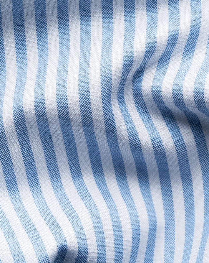 Hemden lange mouw blauw ETON SHIRT