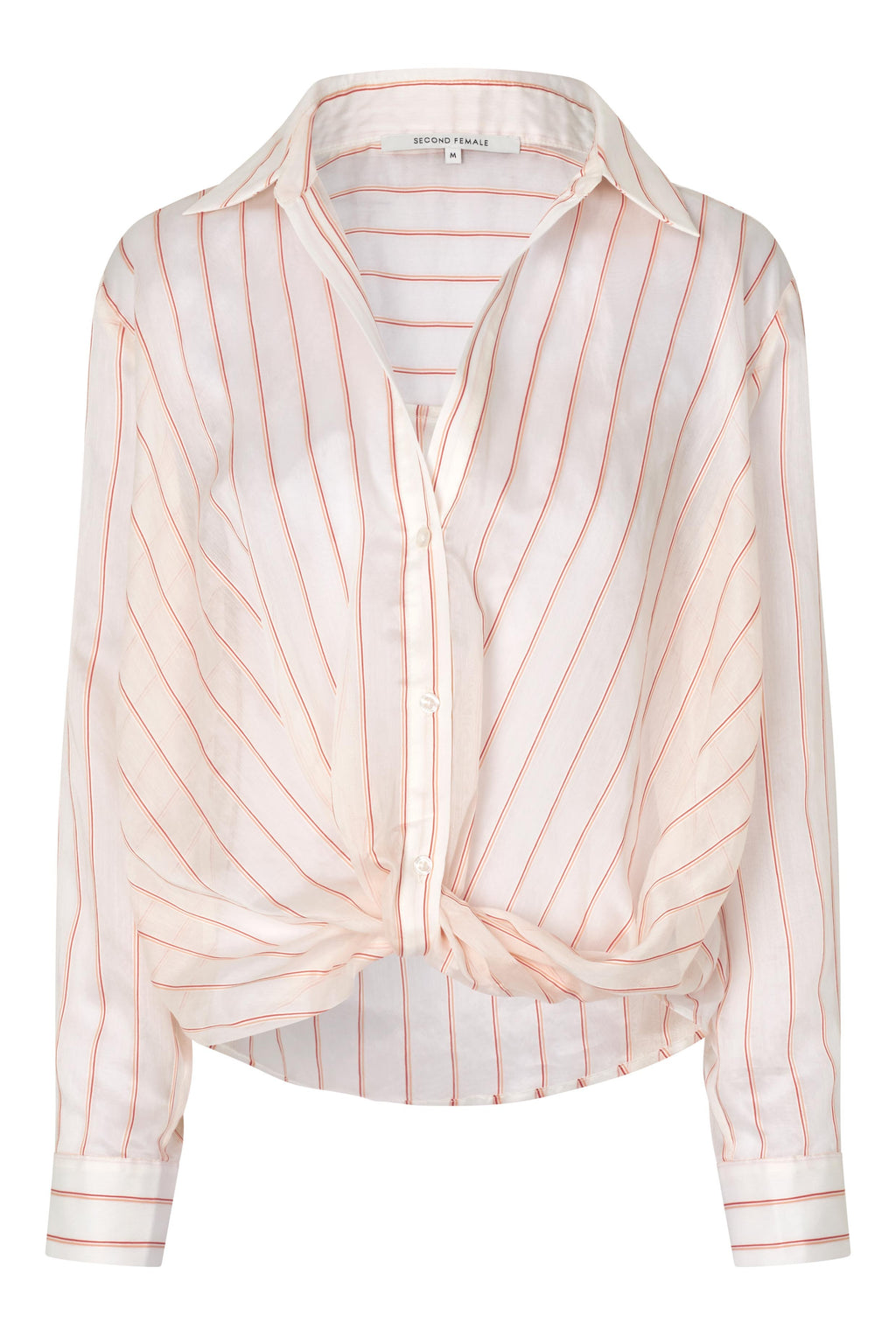 Blouses lange mouw beige Second Female