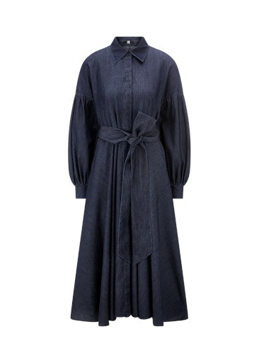 Jurken korte mouw navy RIANI