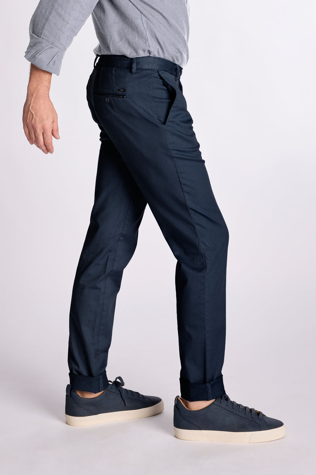 Broeken navy Zilton