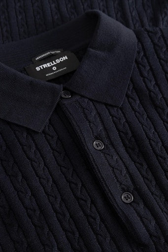 Polo's korte mouw blauw Strellson