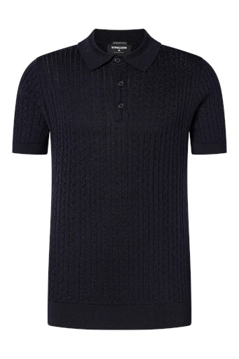 Polo's korte mouw blauw Strellson