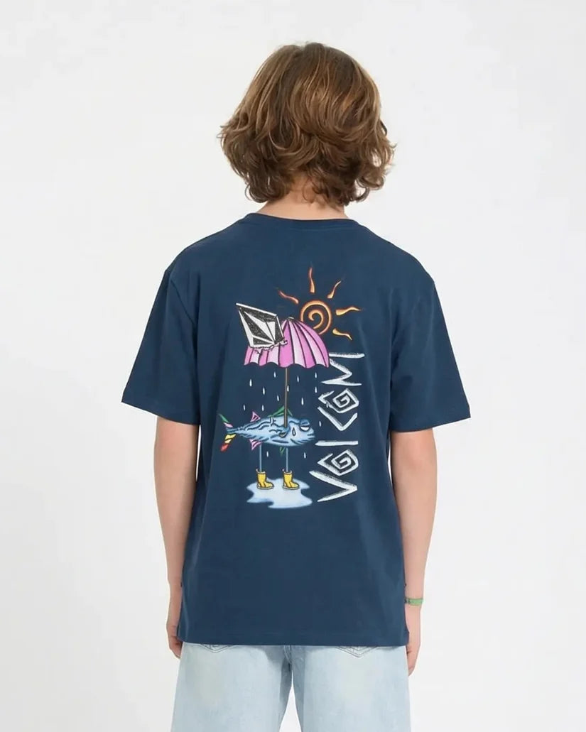 T-shirts korte mouw blauw VOLCOM