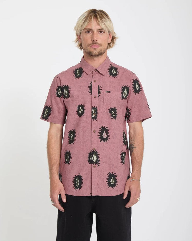 Hemden korte mouw roze VOLCOM
