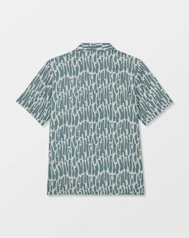 Hemden korte mouw blauw VOLCOM