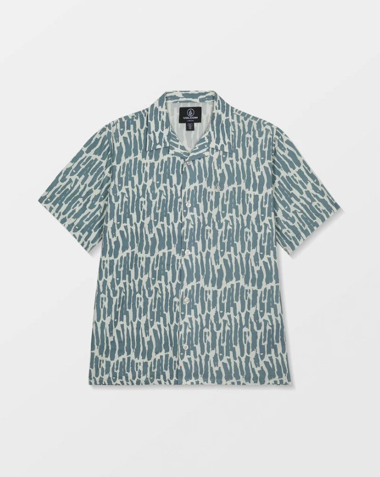 Hemden korte mouw blauw VOLCOM