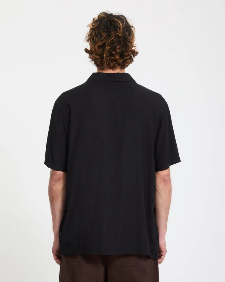 Hemden korte mouw zwart VOLCOM