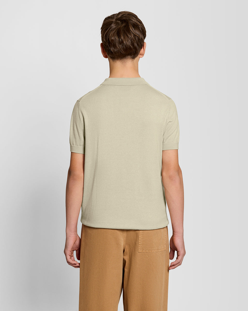 Polo's korte mouw beige Lyle & Scott