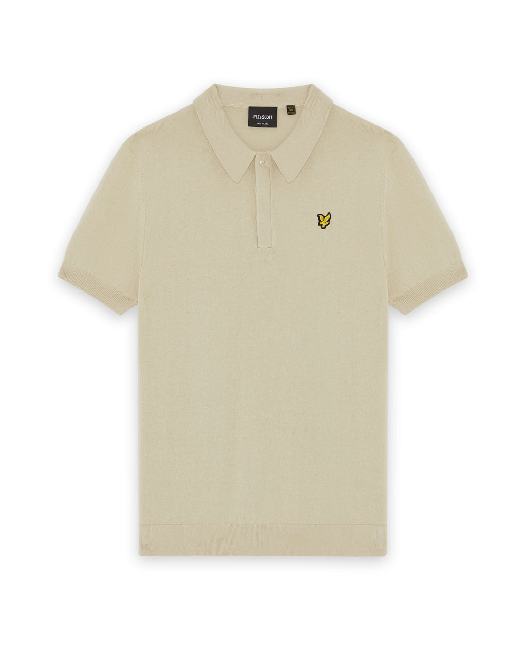 Polo's korte mouw beige Lyle & Scott