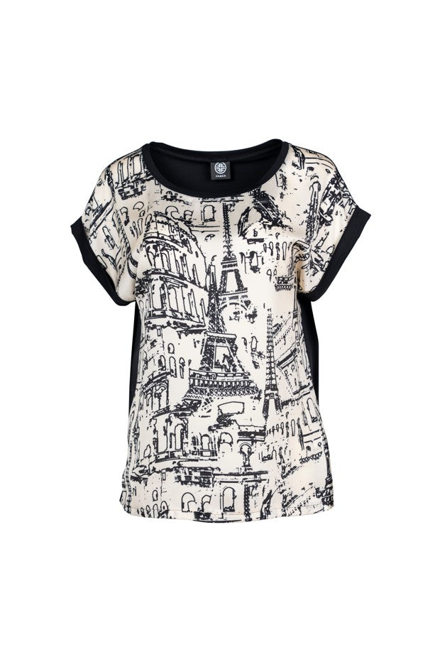 T-shirts korte mouw beige FABER