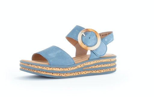 Sandalen blauw Gabor