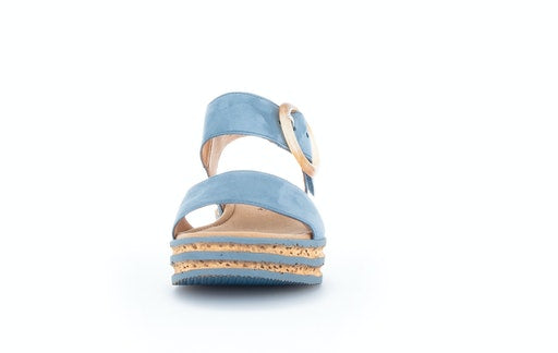 Sandalen blauw Gabor