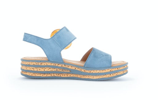 Sandalen blauw Gabor