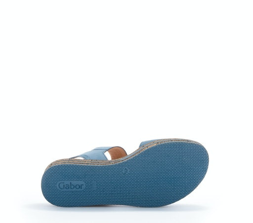 Sandalen blauw Gabor