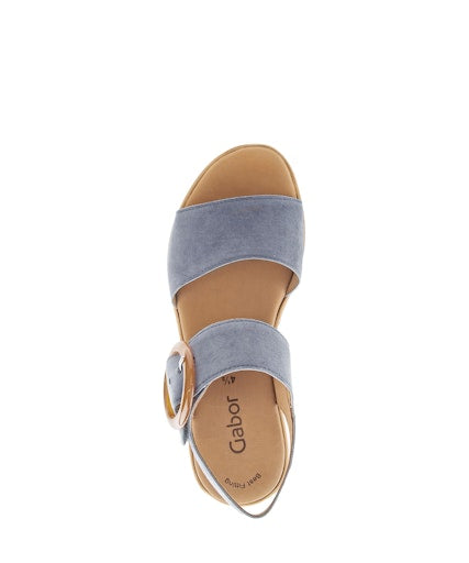 Sandalen blauw Gabor